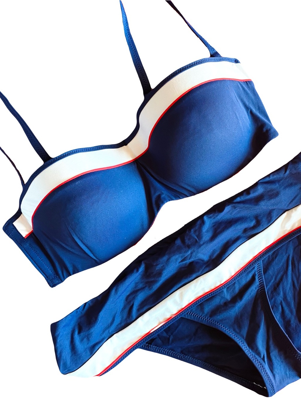 Huit 8 Paris Nautical Blue Bra Bikini Set